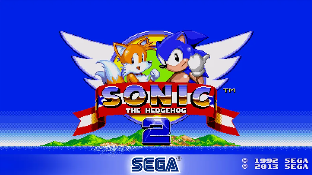 Sonic The Hedgehog 2 Classic (Соник Зе Хеджхог 2 Классик)  [МОД Меню] Screenshot 1