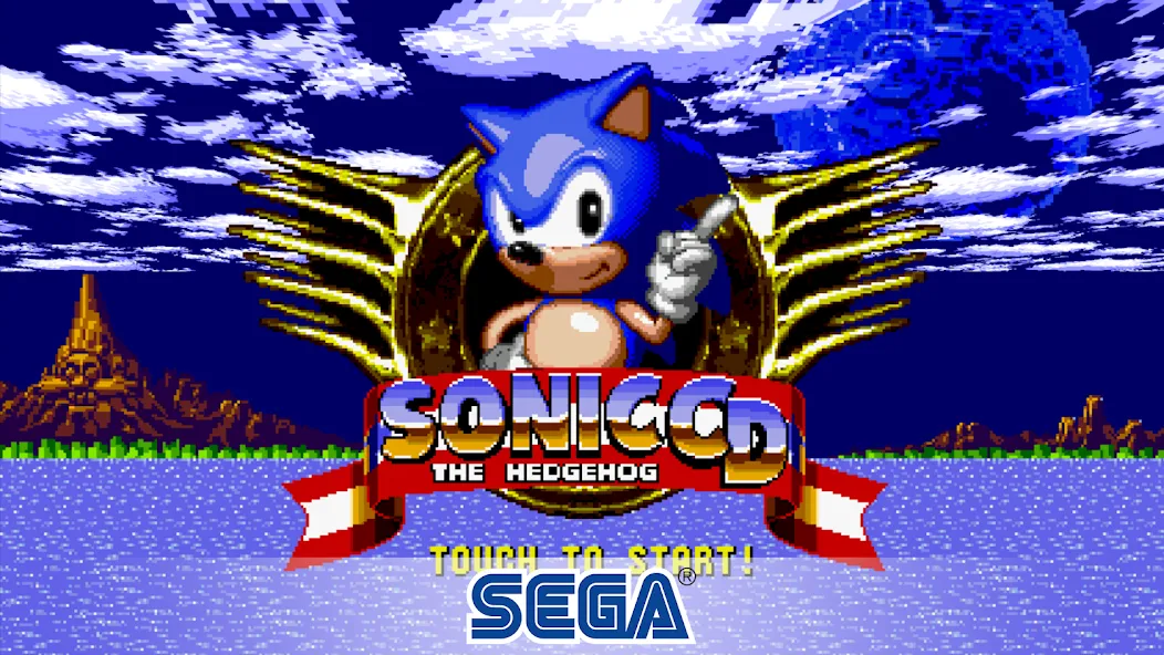 Sonic CD Classic (Соник СД Классик)  [МОД Много монет] Screenshot 1