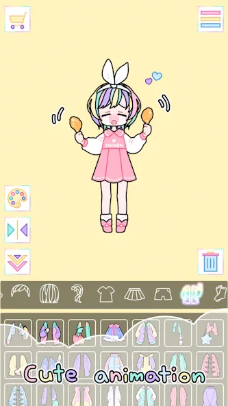 Pastel Girl : Dress Up Game  [МОД Unlocked] Screenshot 4