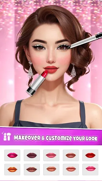 Fashion Artist: Makeup Game  [МОД Unlimited Money] Screenshot 1