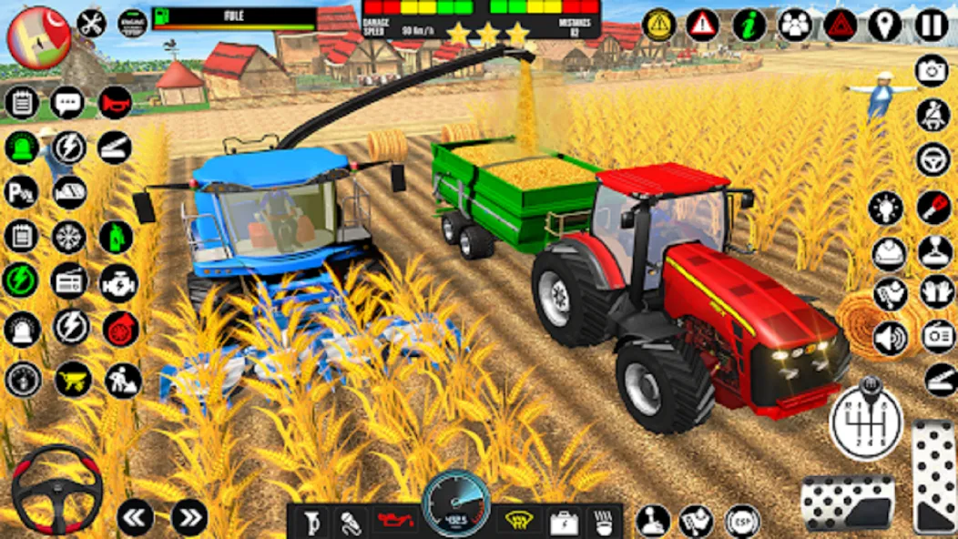 Indian Tractor Driving Game 3D (Фарминг Геймс)  [МОД Бесконечные монеты] Screenshot 3