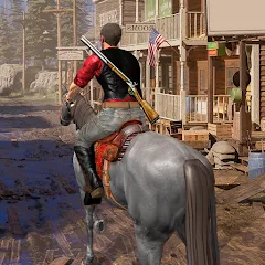 Взлом West Cowboy - Gunfighter Game (Уэст Ковбой)  [МОД Menu] - последняя версия apk на Андроид