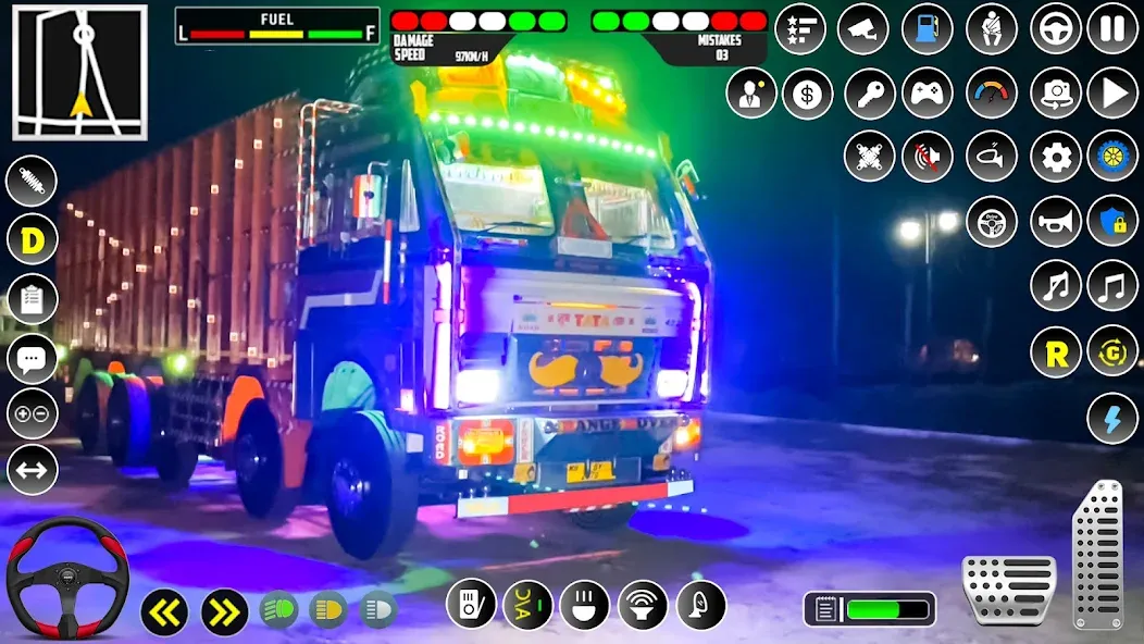 Indian Truck Driver Simulator  [МОД Бесконечные монеты] Screenshot 1