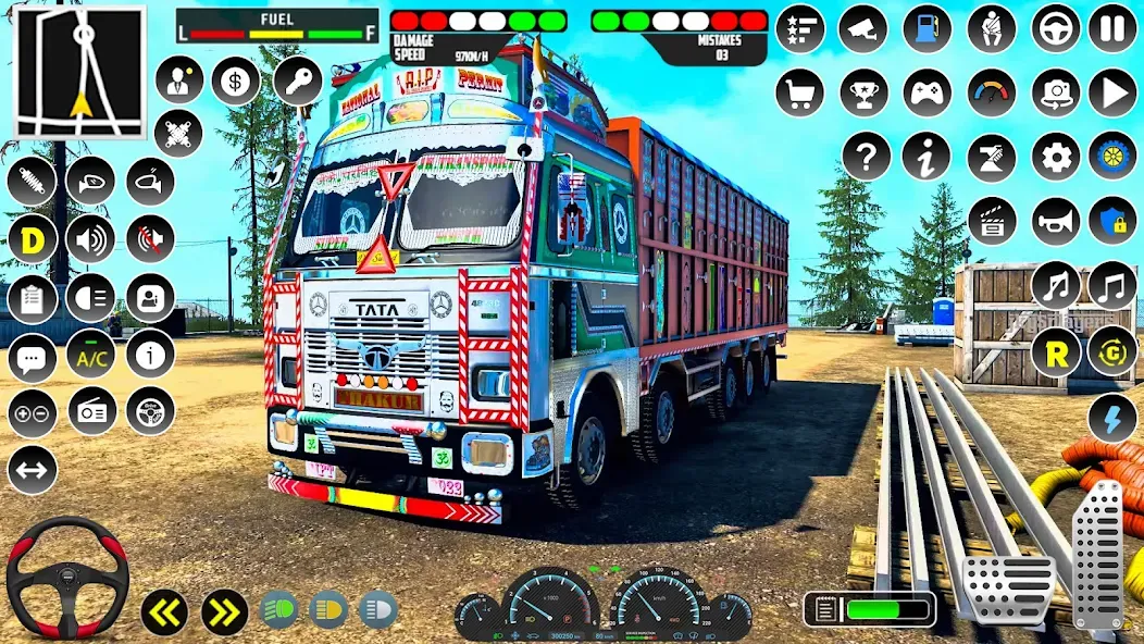 Indian Truck Driver Simulator  [МОД Бесконечные монеты] Screenshot 4