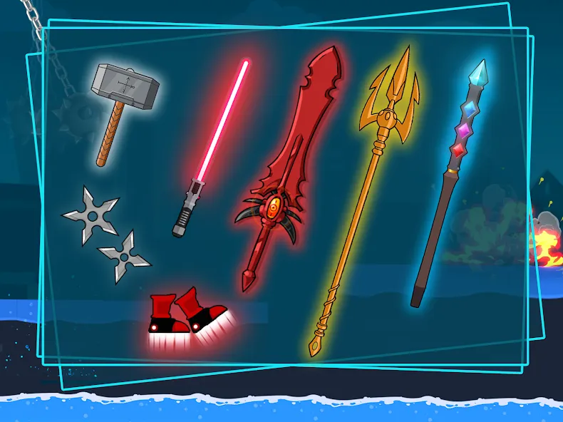 Stick-man Fighting Games  [МОД Unlimited Money] Screenshot 3