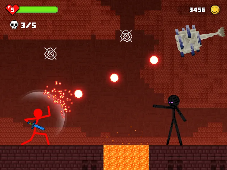 Stick-man Battle - Craft World  [МОД Unlimited Money] Screenshot 3