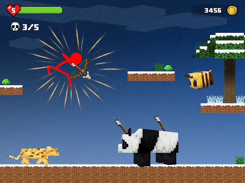 Stick-man Battle - Craft World  [МОД Unlimited Money] Screenshot 5