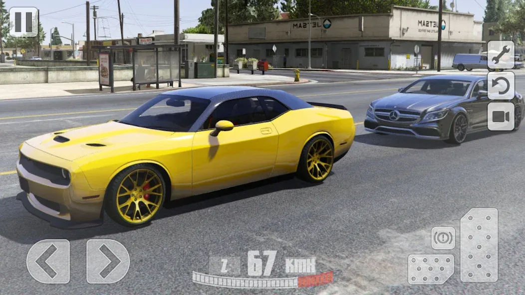 Simulator Dodge Demon Parking (Симулятор парковки  )  [МОД Все открыто] Screenshot 2