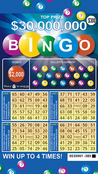 Scratch Off Lottery Scratchers  [МОД Много денег] Screenshot 3