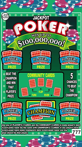 Scratch Off Lottery Scratchers  [МОД Много денег] Screenshot 4