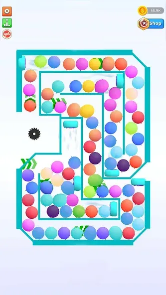 Bounce and pop - Puff Balloon  [МОД Menu] Screenshot 3