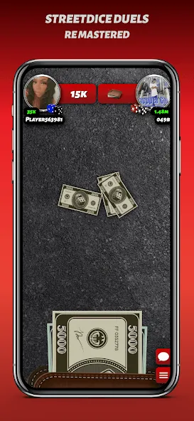 Phone Dice™ Street Dice Game (Фон Дайс Стрит Дайс Гейм)  [МОД Бесконечные деньги] Screenshot 1