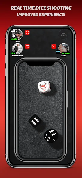 Phone Dice™ Street Dice Game (Фон Дайс Стрит Дайс Гейм)  [МОД Бесконечные деньги] Screenshot 5