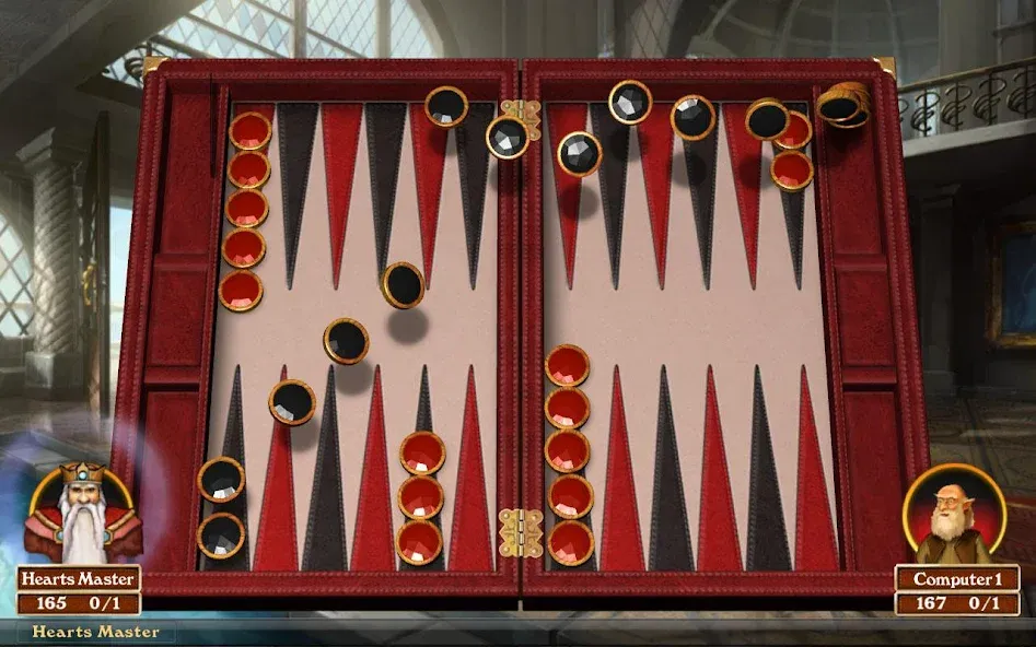 Hardwood Backgammon (Хардвуд Бэкгаммон)  [МОД Много монет] Screenshot 4