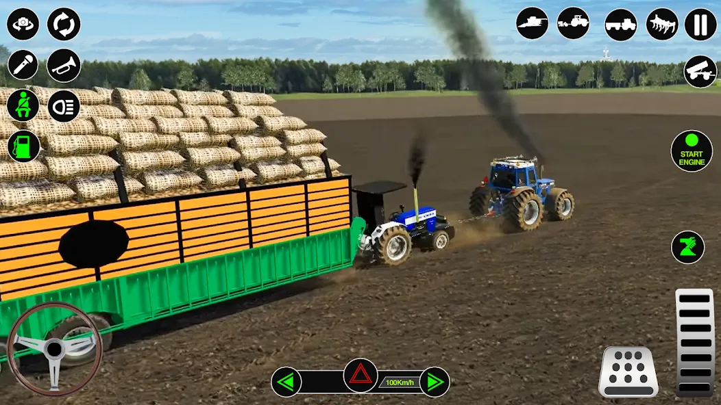 Farming Tractor Simulator Game  [МОД Mega Pack] Screenshot 2