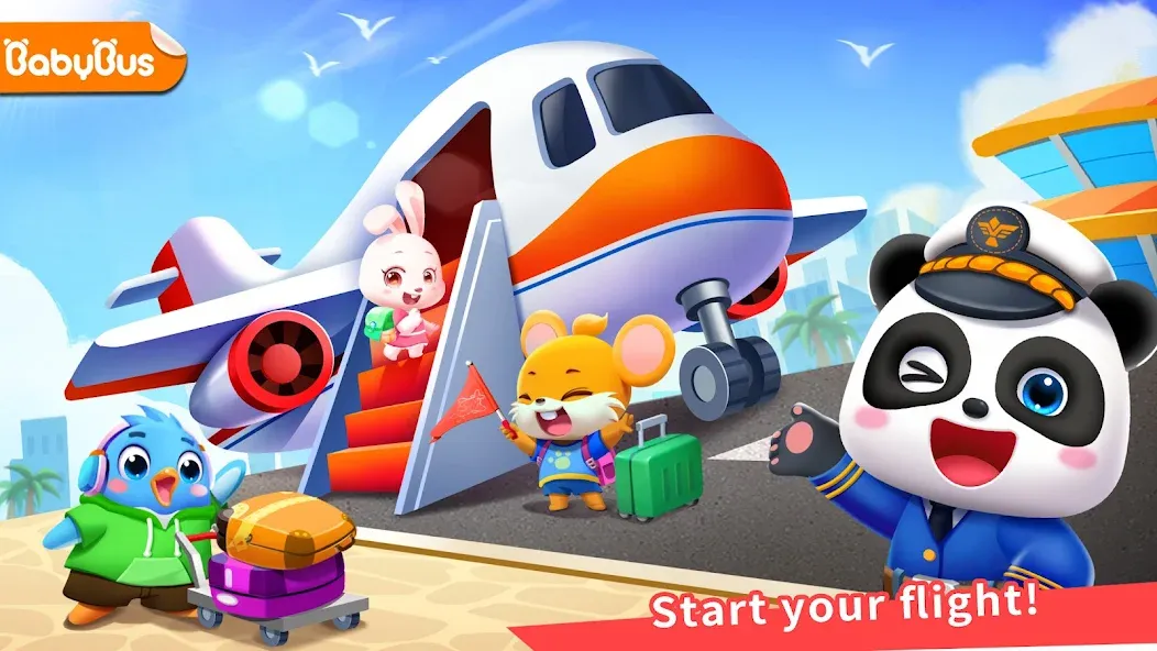 Baby Panda's Airport  [МОД Mega Pack] Screenshot 1