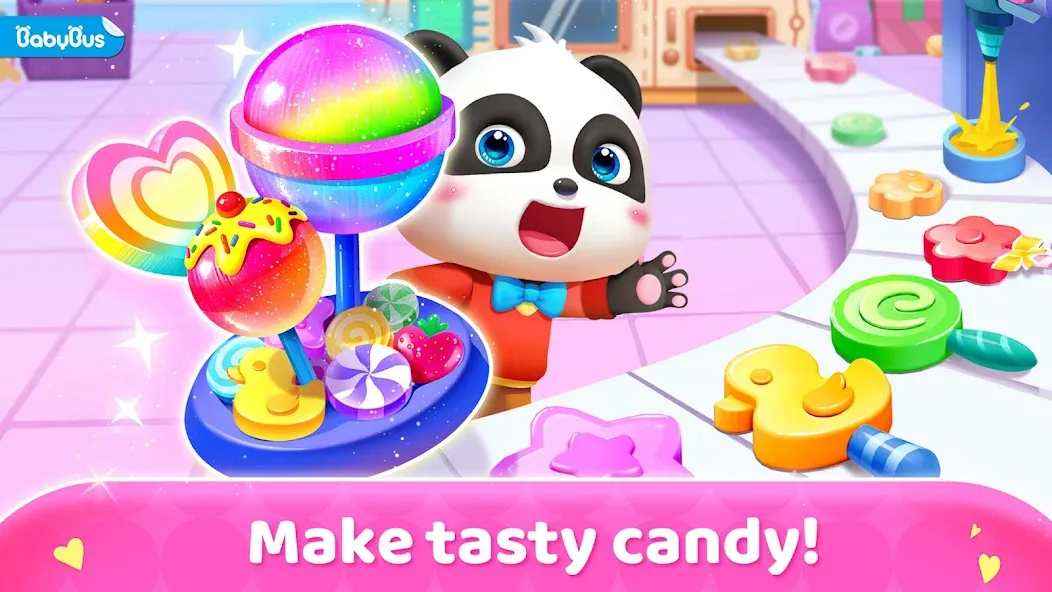 Little Panda's Candy Shop  [МОД Unlimited Money] Screenshot 1