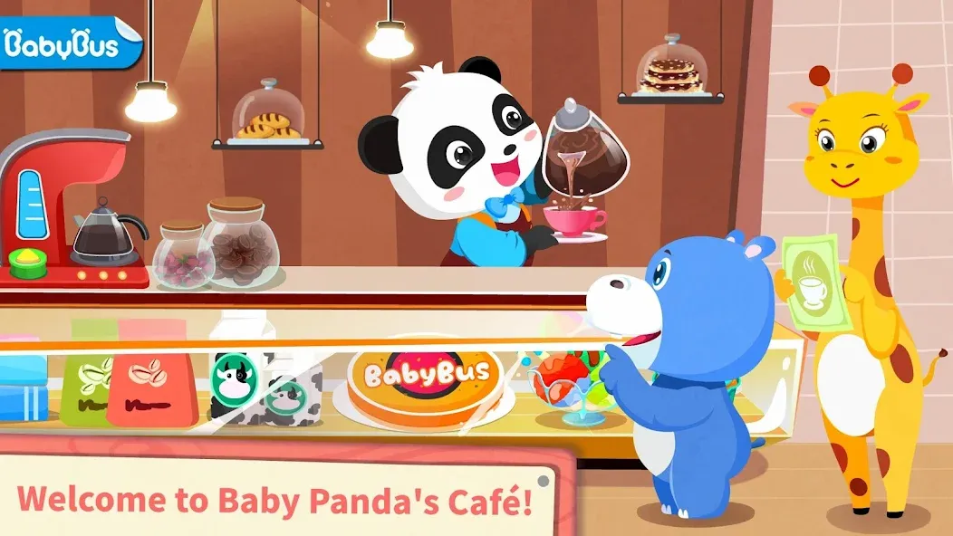 Baby Panda’s Summer: Café  [МОД Unlocked] Screenshot 1