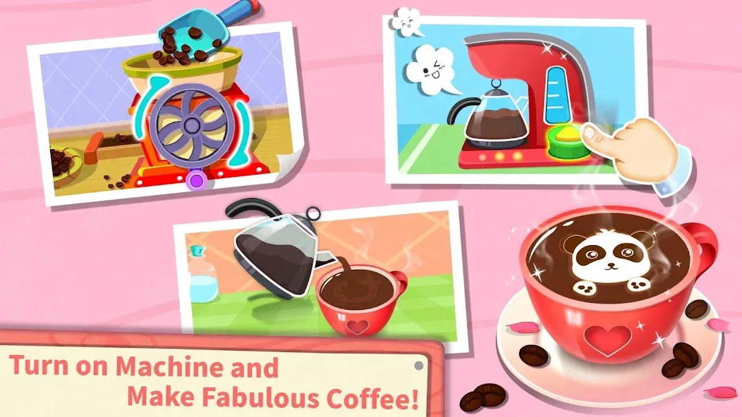 Baby Panda’s Summer: Café  [МОД Unlocked] Screenshot 3