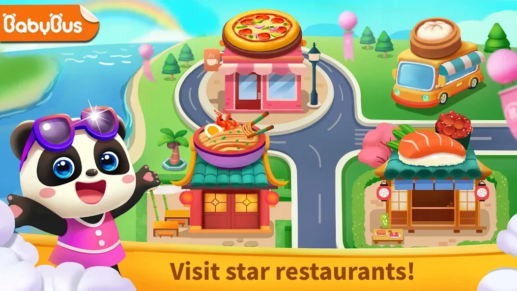 Little Panda: Star Restaurants  [МОД Бесконечные монеты] Screenshot 1