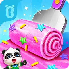 Взломанная Little Panda's Ice Cream Games  [МОД Unlocked] - последняя версия apk на Андроид