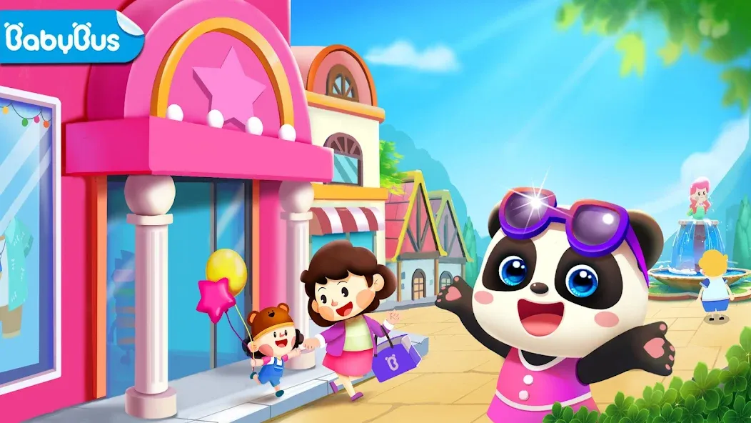 Little Panda's Town: Mall  [МОД Много денег] Screenshot 1