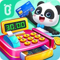 Взлом Baby Panda's Supermarket  [МОД Много монет] - стабильная версия apk на Андроид