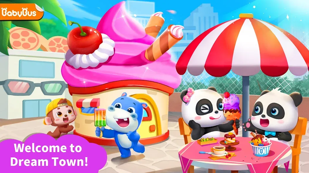 Little Panda’s Dream Town  [МОД Бесконечные монеты] Screenshot 1