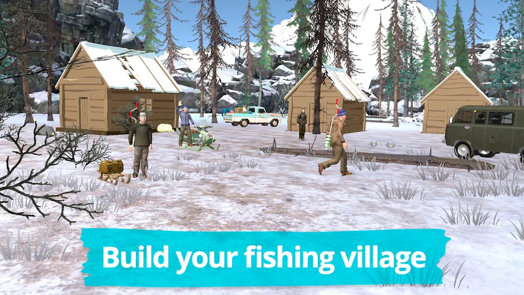 Fishing in the Winter. Lakes.  [МОД Unlimited Money] Screenshot 2