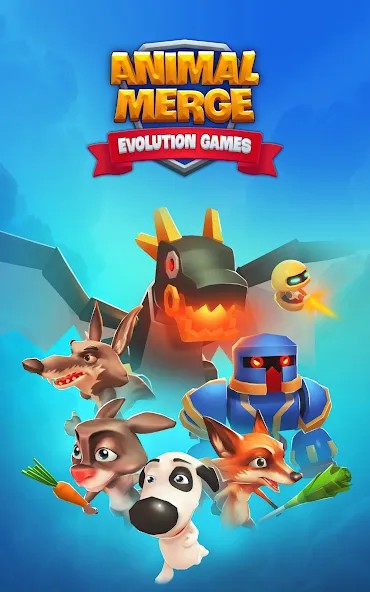 Animal Merge - Evolution Games (Анимал Мерж)  [МОД Unlocked] Screenshot 1