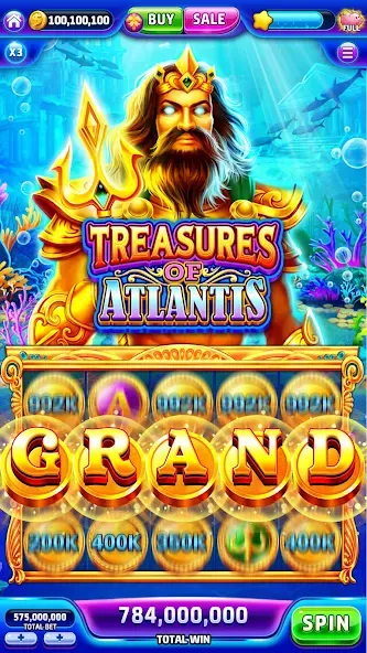 Jackpotland-Vegas Casino Slots (Джекпотлэнд)  [МОД Меню] Screenshot 3