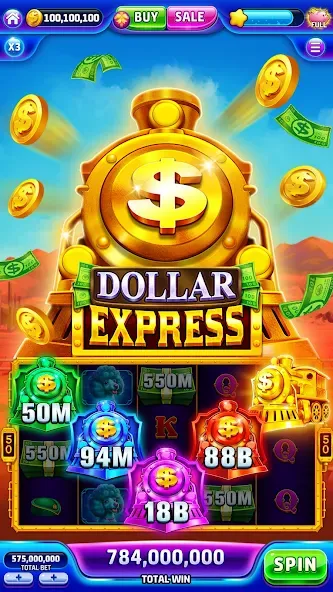 Jackpotland-Vegas Casino Slots (Джекпотлэнд)  [МОД Меню] Screenshot 4