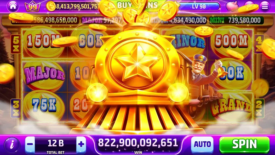 Golden Casino - Slots Games (Голден Казино)  [МОД Много денег] Screenshot 3