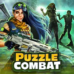 Скачать взломанную Puzzle Combat: Match-3 RPG (Пазл Комбат)  [МОД Все открыто] - последняя версия apk на Андроид