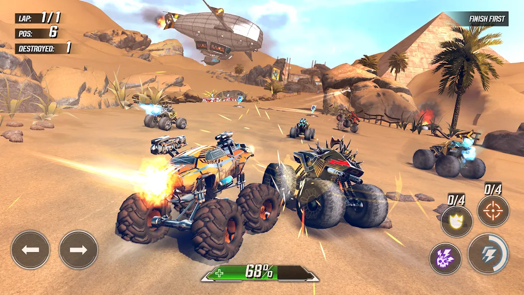 RACE: Rocket Arena Car Extreme (РЕЙС)  [МОД Unlocked] Screenshot 1