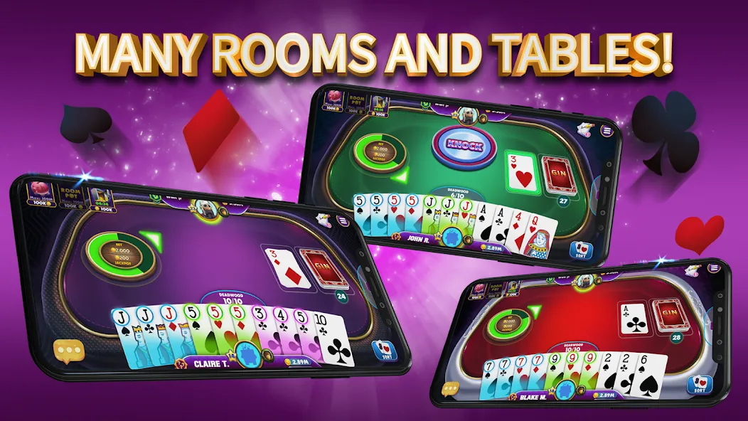 Gin Rummy Elite: Online Game (Джин Рамми)  [МОД Меню] Screenshot 3