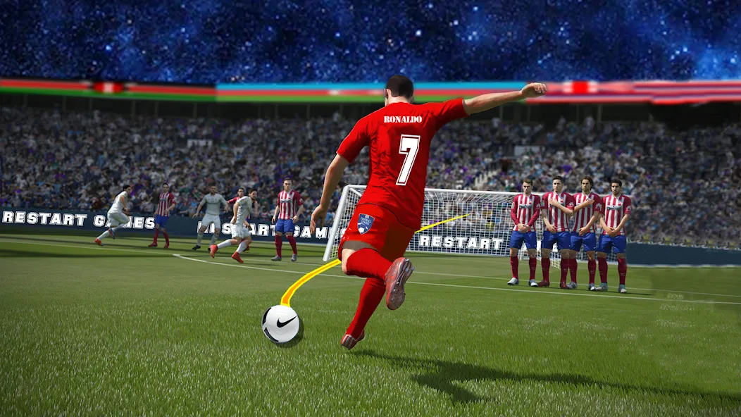 Soccer Kick Football Champion  [МОД Все открыто] Screenshot 2