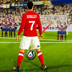 Скачать взломанную Soccer Kick Football Champion  [МОД Все открыто] - полная версия apk на Андроид