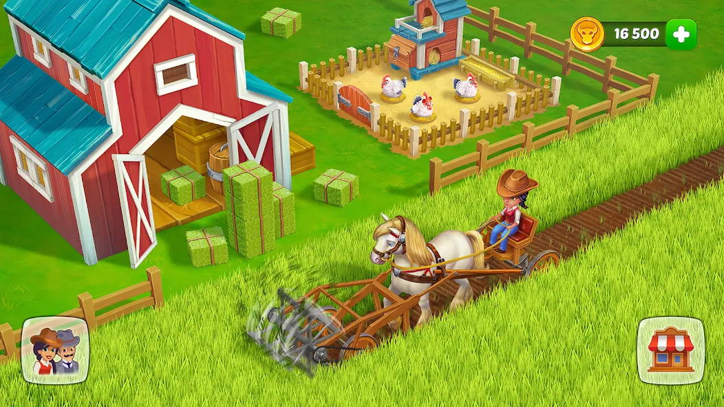 Wild West: Farm Town Build (Уайлд Вест)  [МОД Много денег] Screenshot 3