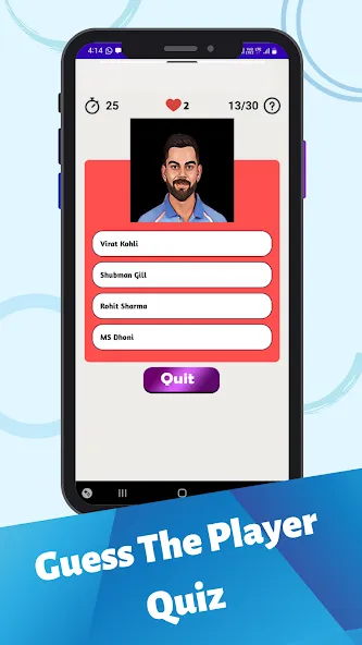 Cricket Quiz Game (Крикет Викторина Т20)  [МОД Много денег] Screenshot 1