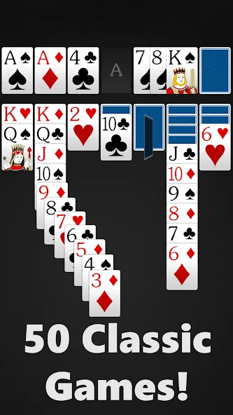 Solitaire - Classic Card Games (Солитер)  [МОД Меню] Screenshot 3