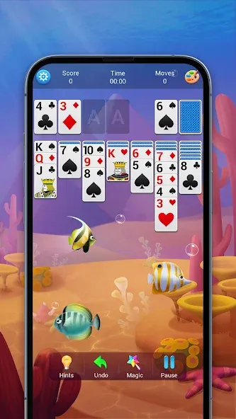 Solitaire, Klondike Card Games  [МОД Бесконечные деньги] Screenshot 2