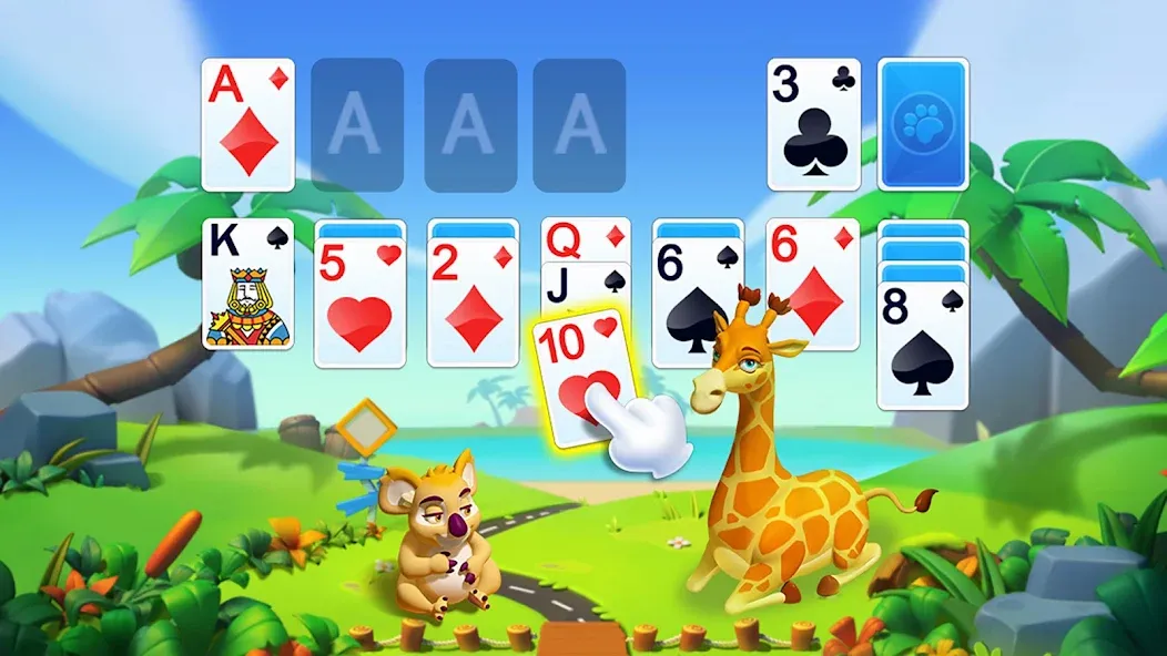 Solitaire - Wild Park  [МОД Menu] Screenshot 2