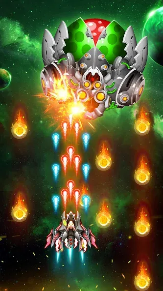 Space Shooter: Galaxy Attack (Спейс шутер)  [МОД Unlimited Money] Screenshot 4