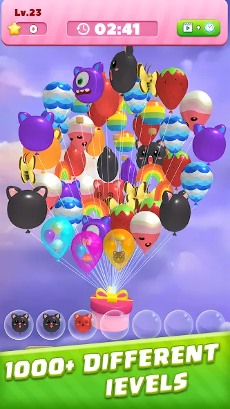 Bubble Burst：Match 3D  [МОД Menu] Screenshot 1