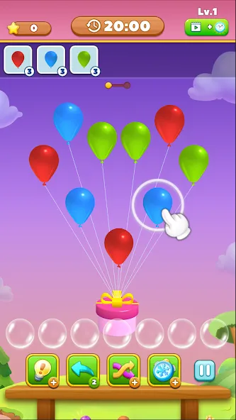 Match Triple Balloon (Матч Тройной Шарик)  [МОД Menu] Screenshot 4