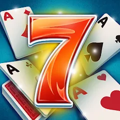 Скачать взломанную 7 Solitaire (Солитер)  [МОД Бесконечные деньги] - полная версия apk на Андроид