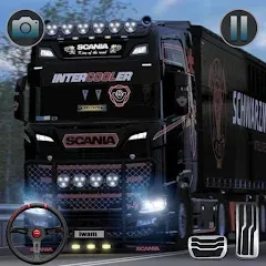 Взлом Euro Cargo Truck Simulator 3D  [МОД Mega Pack] - стабильная версия apk на Андроид