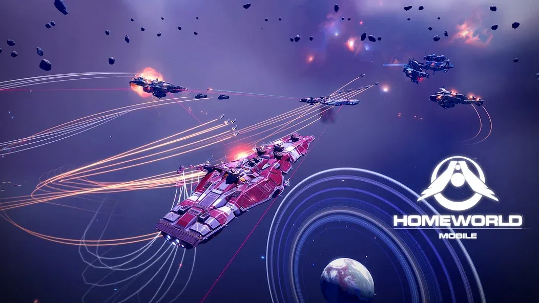 Homeworld Mobile: Sci-Fi MMO (Хоумворлд Мобаил)  [МОД Бесконечные деньги] Screenshot 1