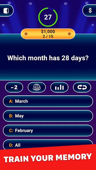 Millionaire 2024: Trivia Game  [МОД Много денег] Screenshot 3